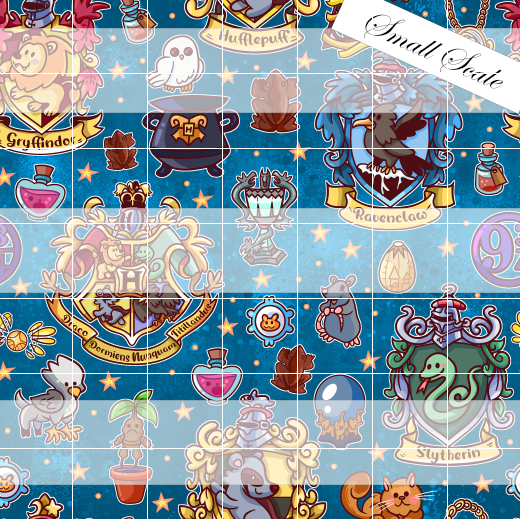 Preorder R80- Wizards Main Print- Coordinate Blue