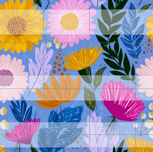 Preorder R82- Summer Garden-Summer Flowers Main Print
