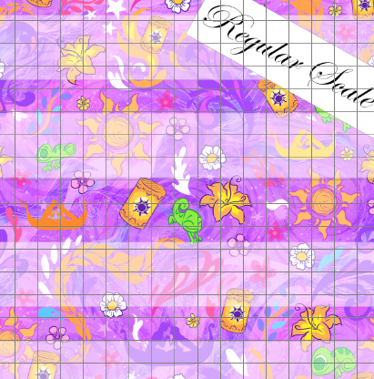 Preorder R83 - The Magic of The Golden Hair _ Main Print - Purple