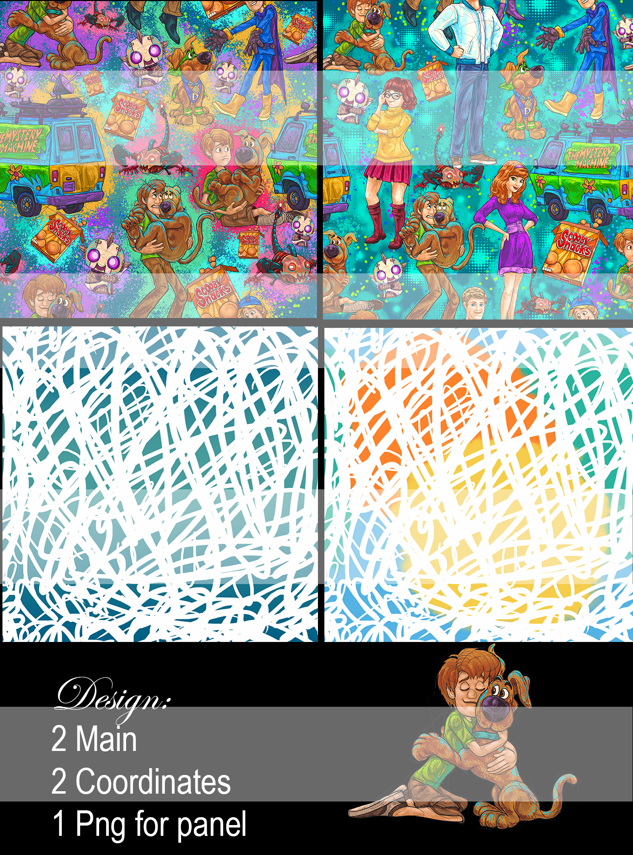 Scooby Doo- Seamless Pattern