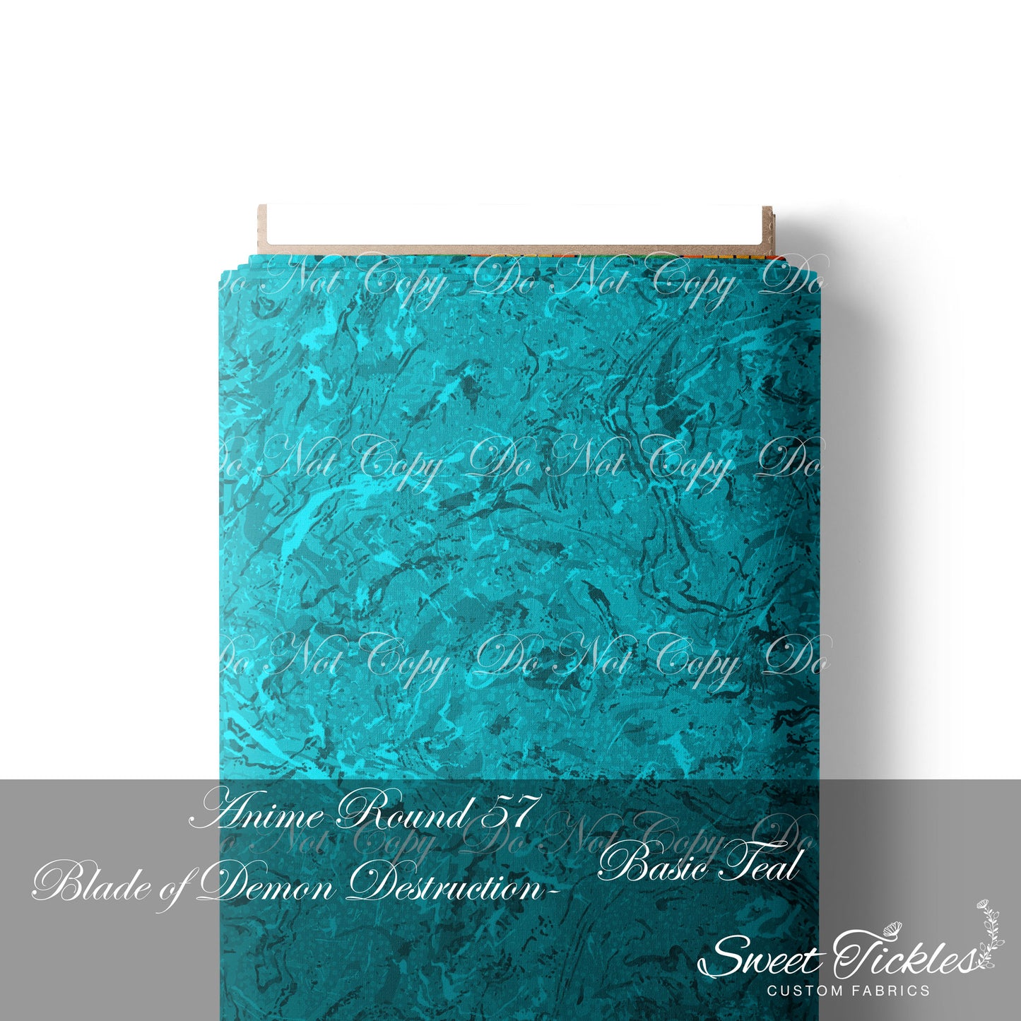 Preorder R57- Anime Round -"Blade of Demon Destruction Teal- Basic