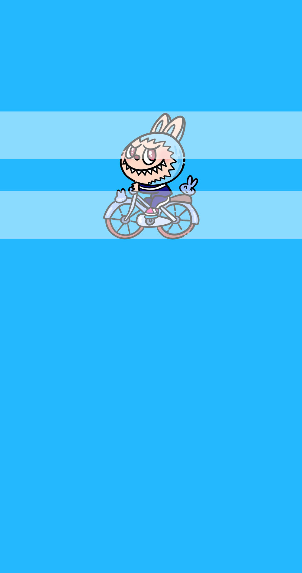 Preorder R74-Bubu Panel - Child, Big kids, Adults)-Bicycle- Blue