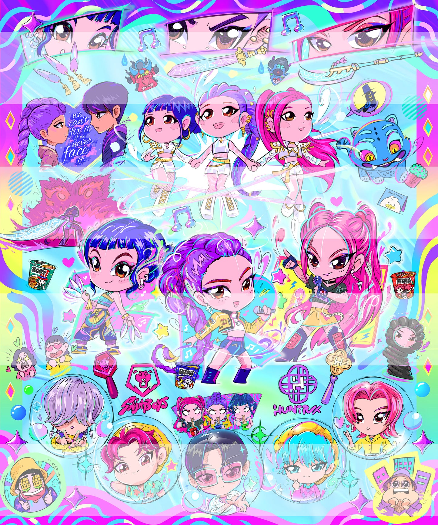 Preorder R74- KPDH Kawaii- Main Adult Topper- Blue