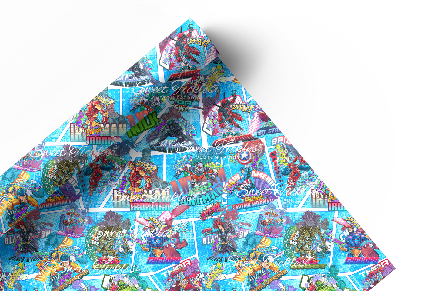 Preorder Marvel Heroes Main- Smooth and Textured Vinyl- Blue Comic