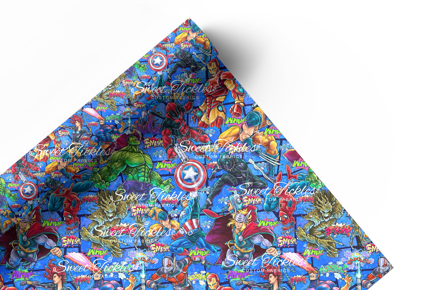 Preorder Marvel Heroes Main- Smooth and Textured Vinyl- Blue Main