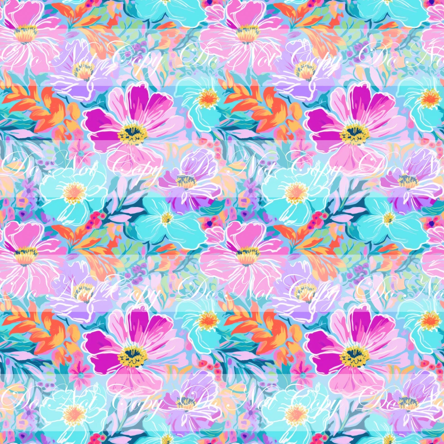 Preorder R66 Spring Florals Collection- Hibiscus Pink and Purple Flowers