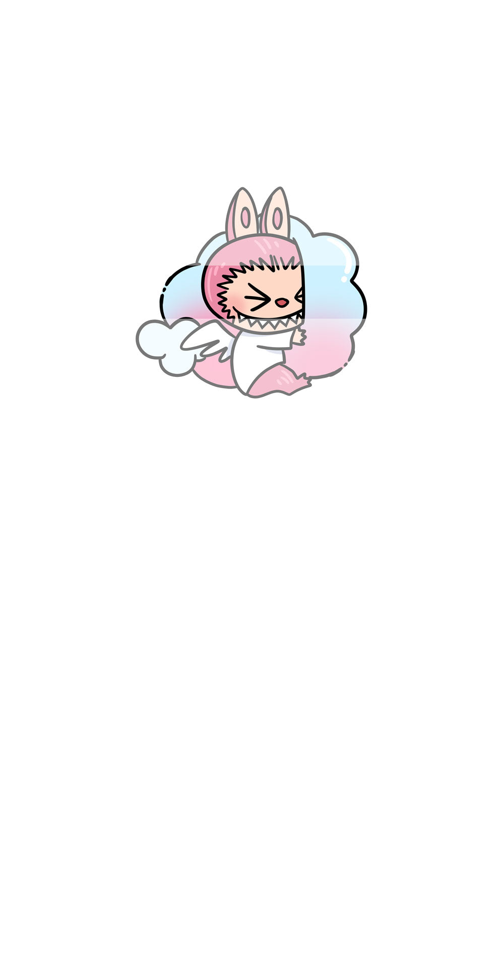 Preorder R74-Bubu Panel - Child, Big kids, Adults)- Cloud Pillow- White