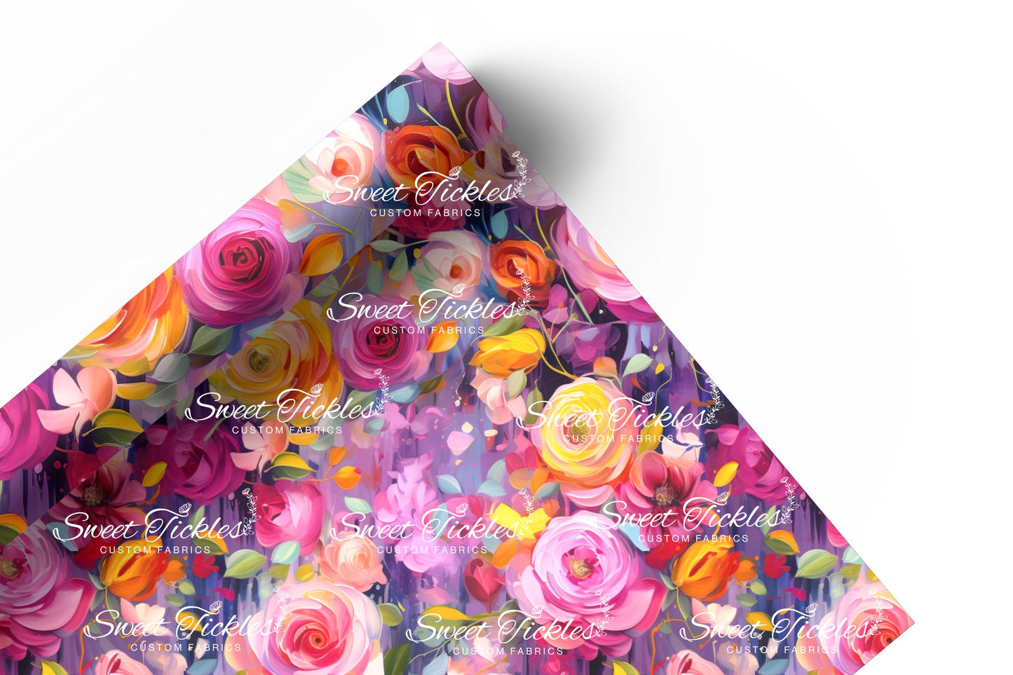 Preorder R66- Smooth and Textured Vinyl- Spring Florals - Bright Colorful Roses
