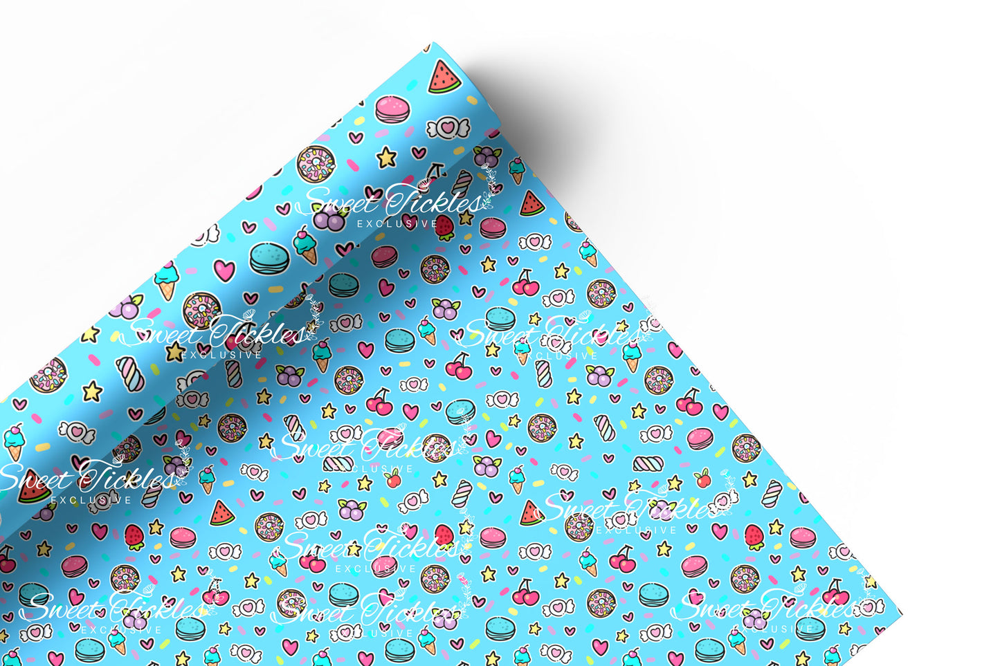 Preorder R74 Bubu Main Print- Blue Coordinate- Vinyl