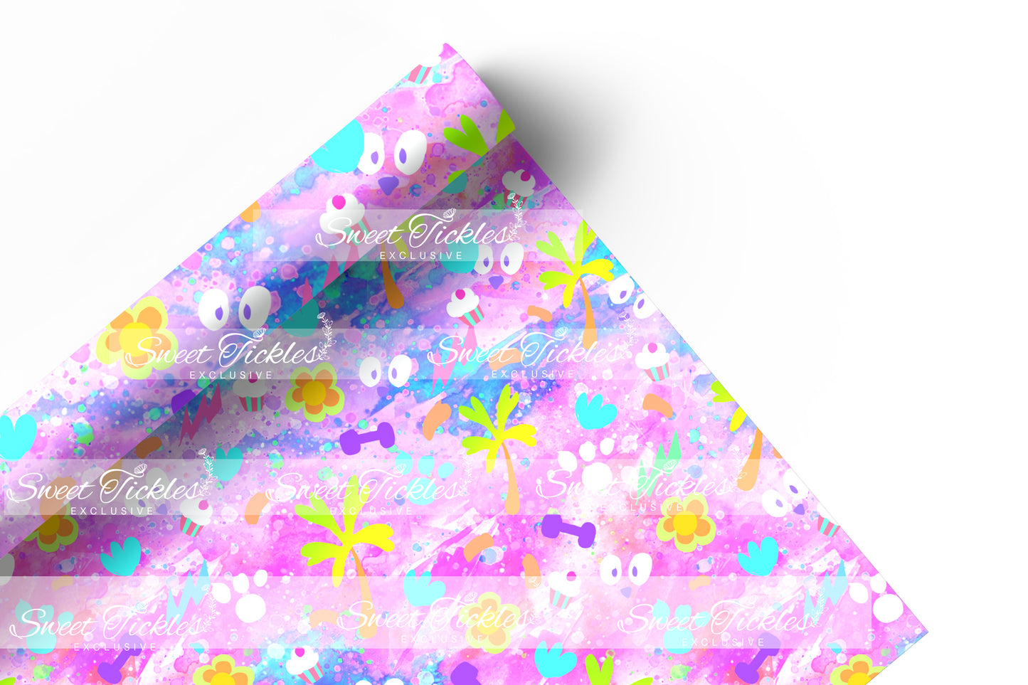 Preorder R62- Smooth and Textured Vinyl- Crazy Puppies- Pink Coordinate