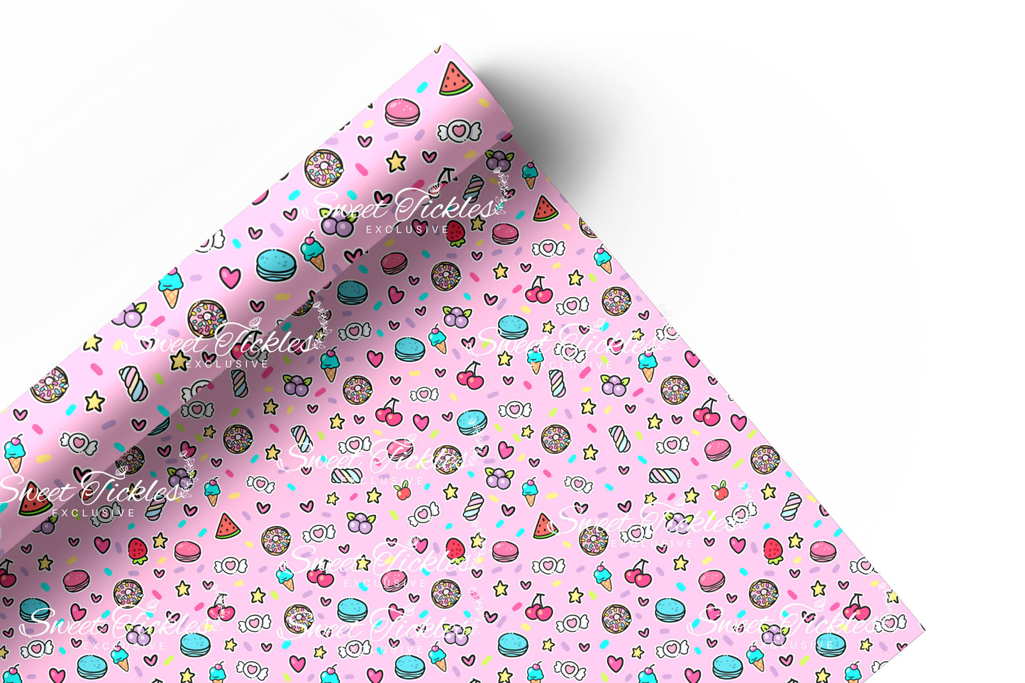 Preorder R74 Bubu Main Print- Pink Coordinate- Vinyl