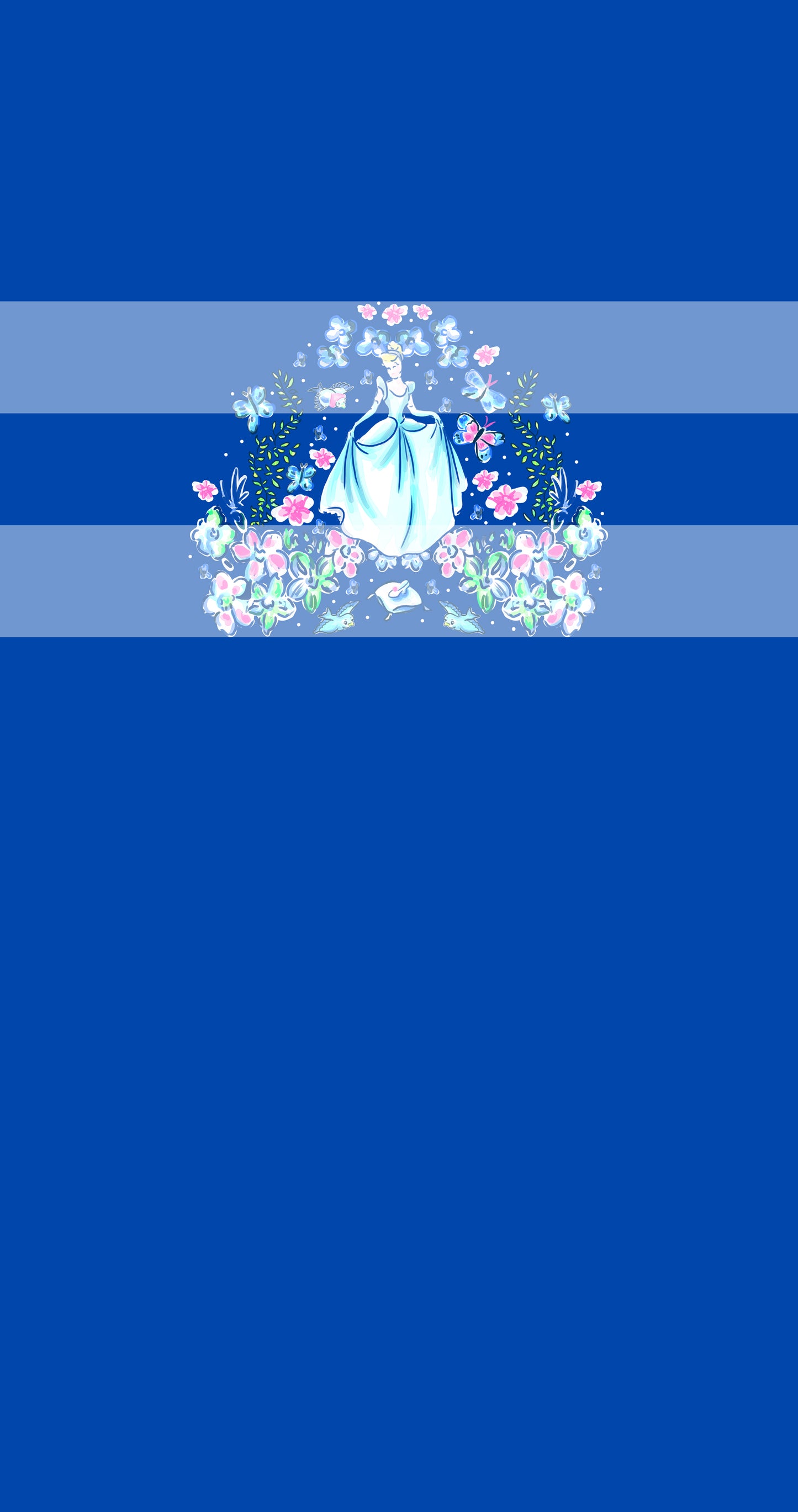 Preorder LP Cinderella- Cinder Panels- Child, Big kids, Adults)Dark Blue