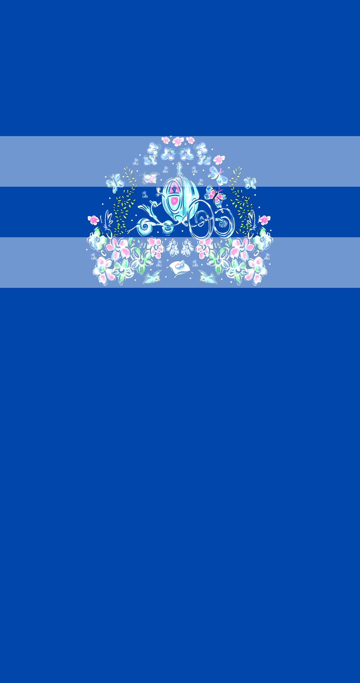 Preorder LP Cinderella- Carriage Panels- Child, Big kids, Adults)Dark Blue