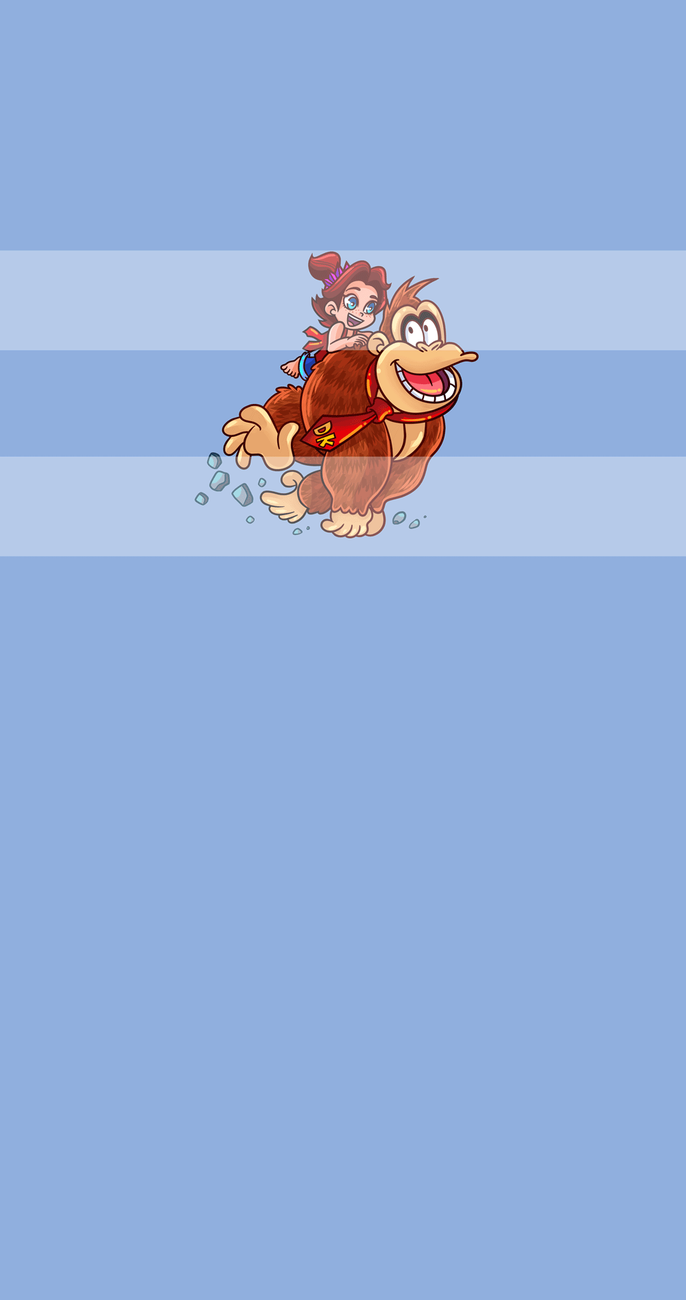 Preorder R75-DK Collection (Child, Big kids, Adults)- Donkey Running with Girl - Blue