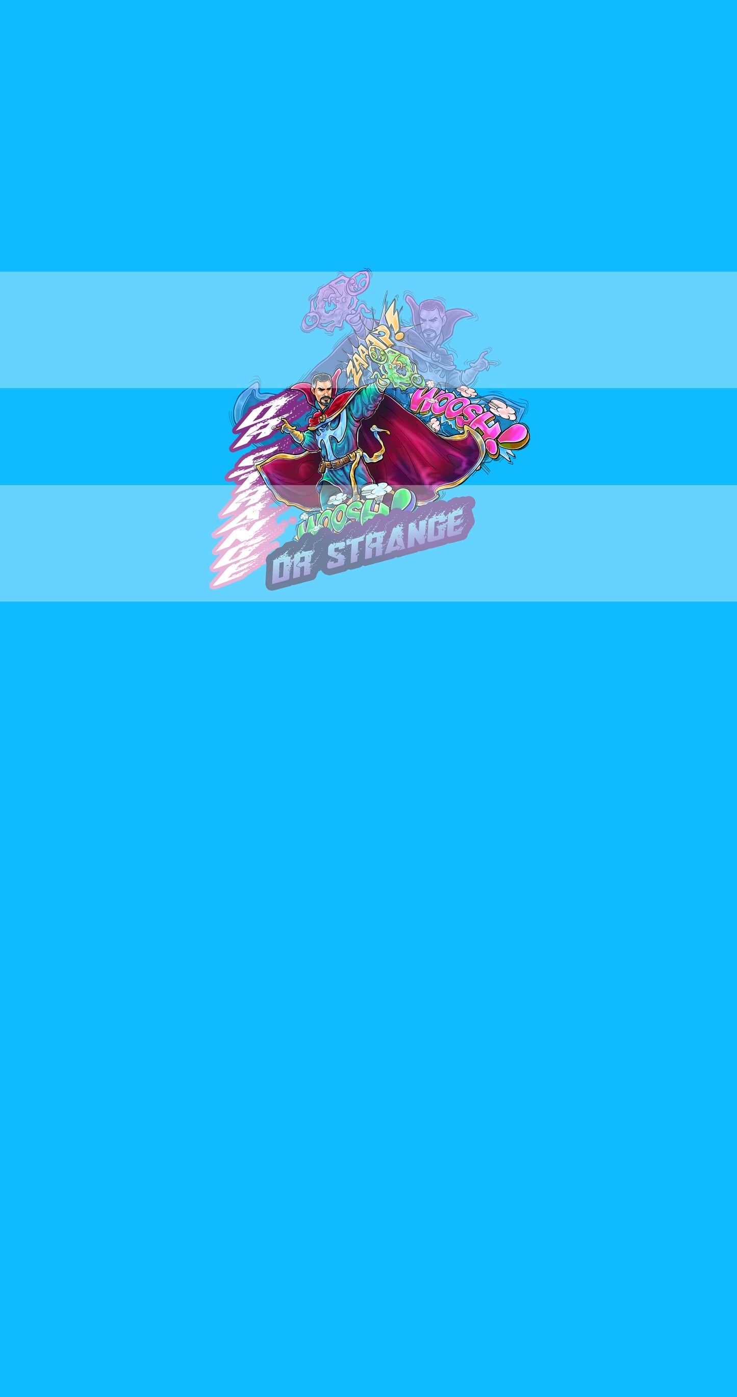 Preorder R68- Marvel Heroes Panels- Dr Strange (Child, Big kids, Adults) Blue