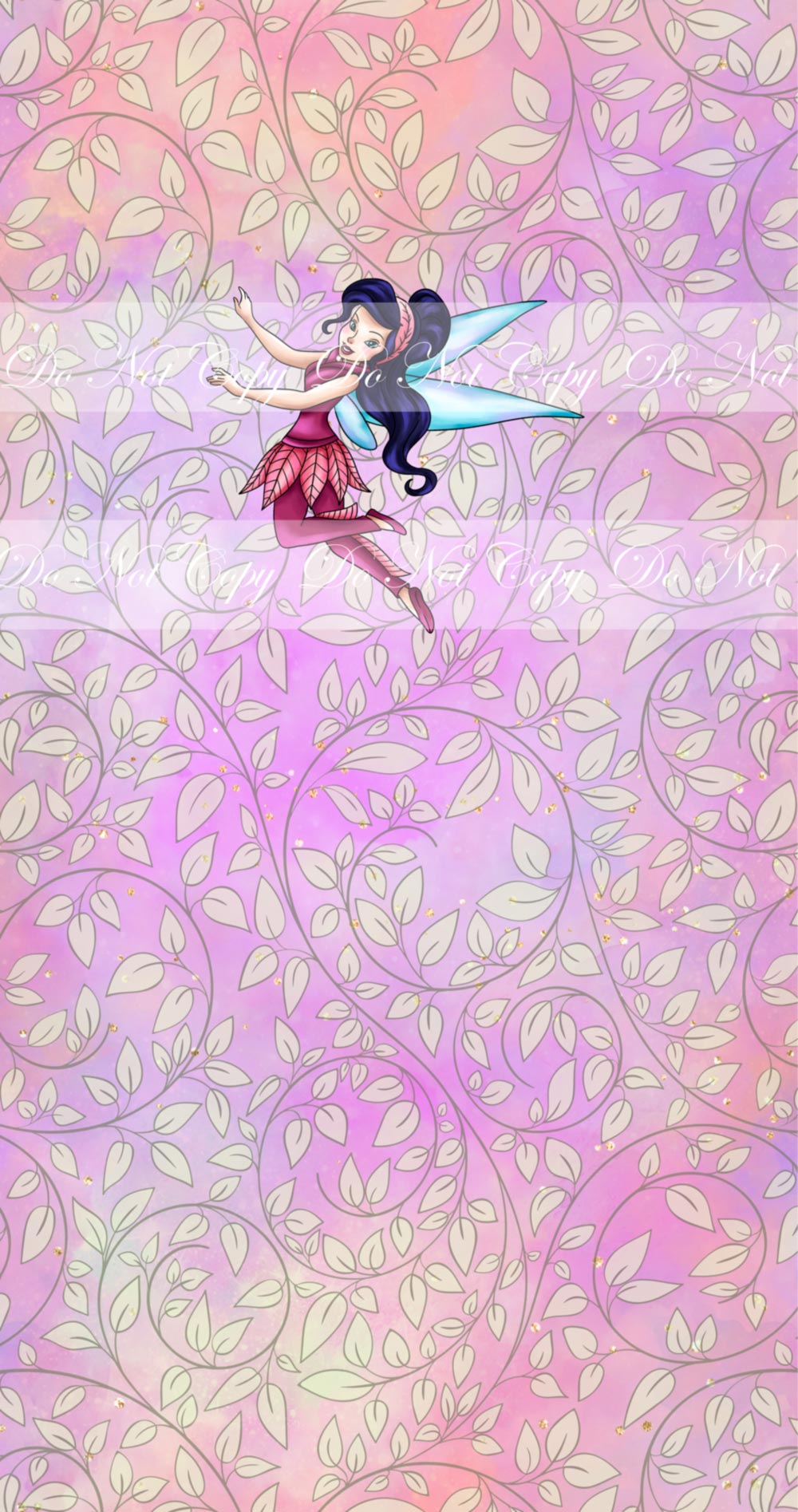 Preorder R69 Fairies Panels- Child, Big kids, Adults) (Pink) (Fast Flying)