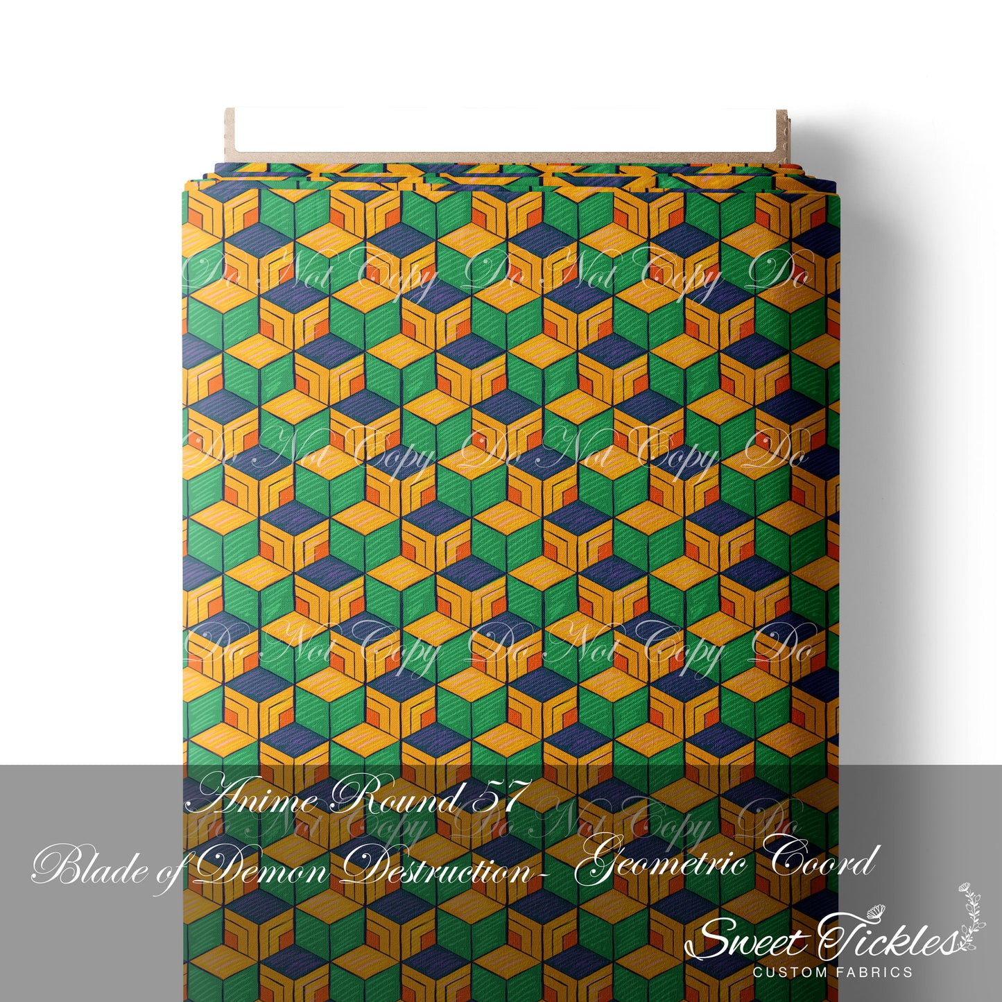 Preorder R57- Anime Round -"Blade of Demon Destruction - Geometric