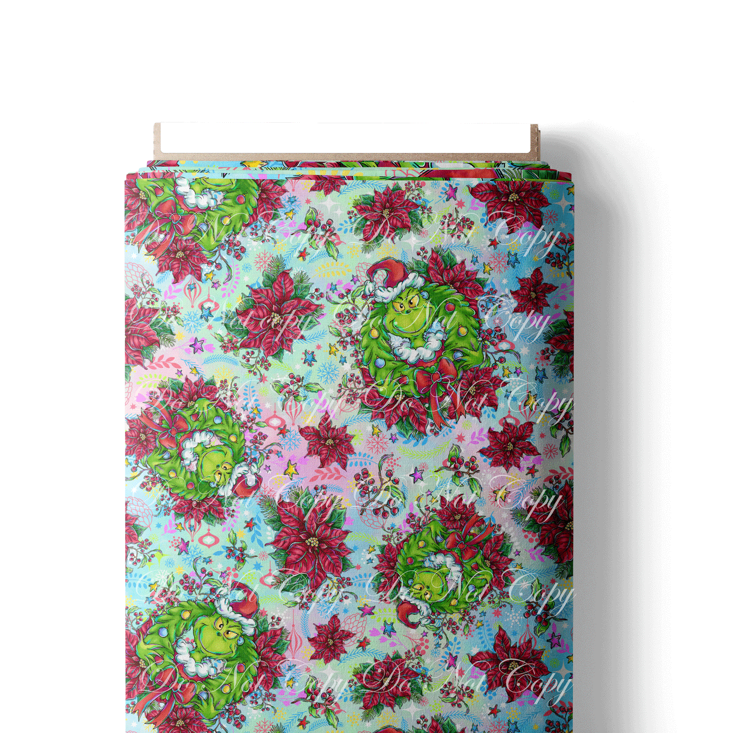 Preorder R76- Who Ville - Mean One on Wreath- Coordinate Print