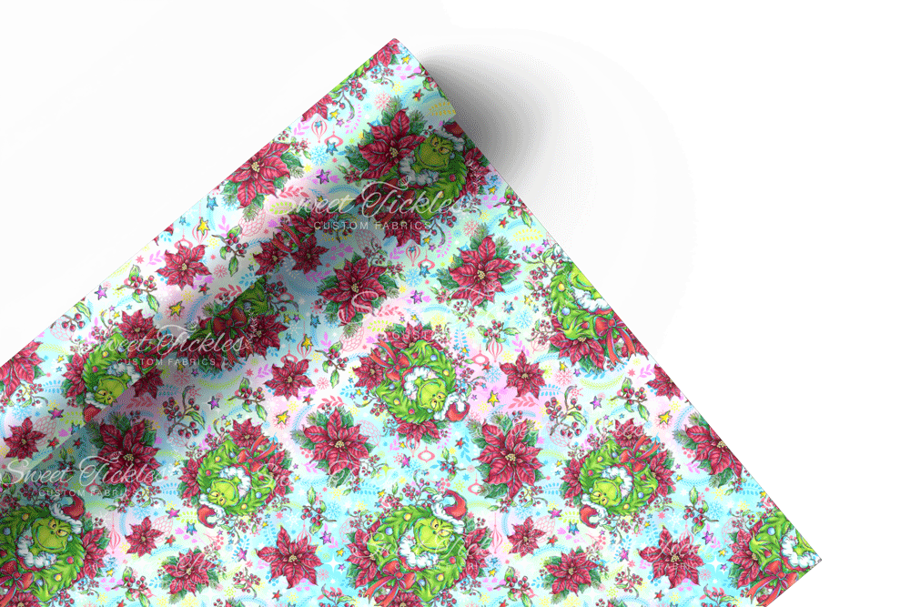 Preorder R76- Who Ville- Mean One on Wreath Coordinate - Vinyl