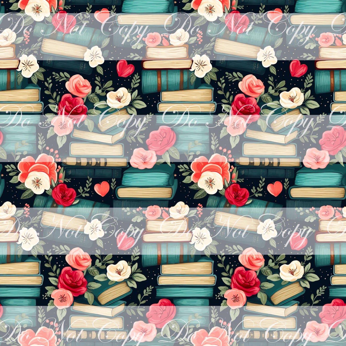 Preorder R66- Bookish/ Reading Corner - Love Books Floral Main