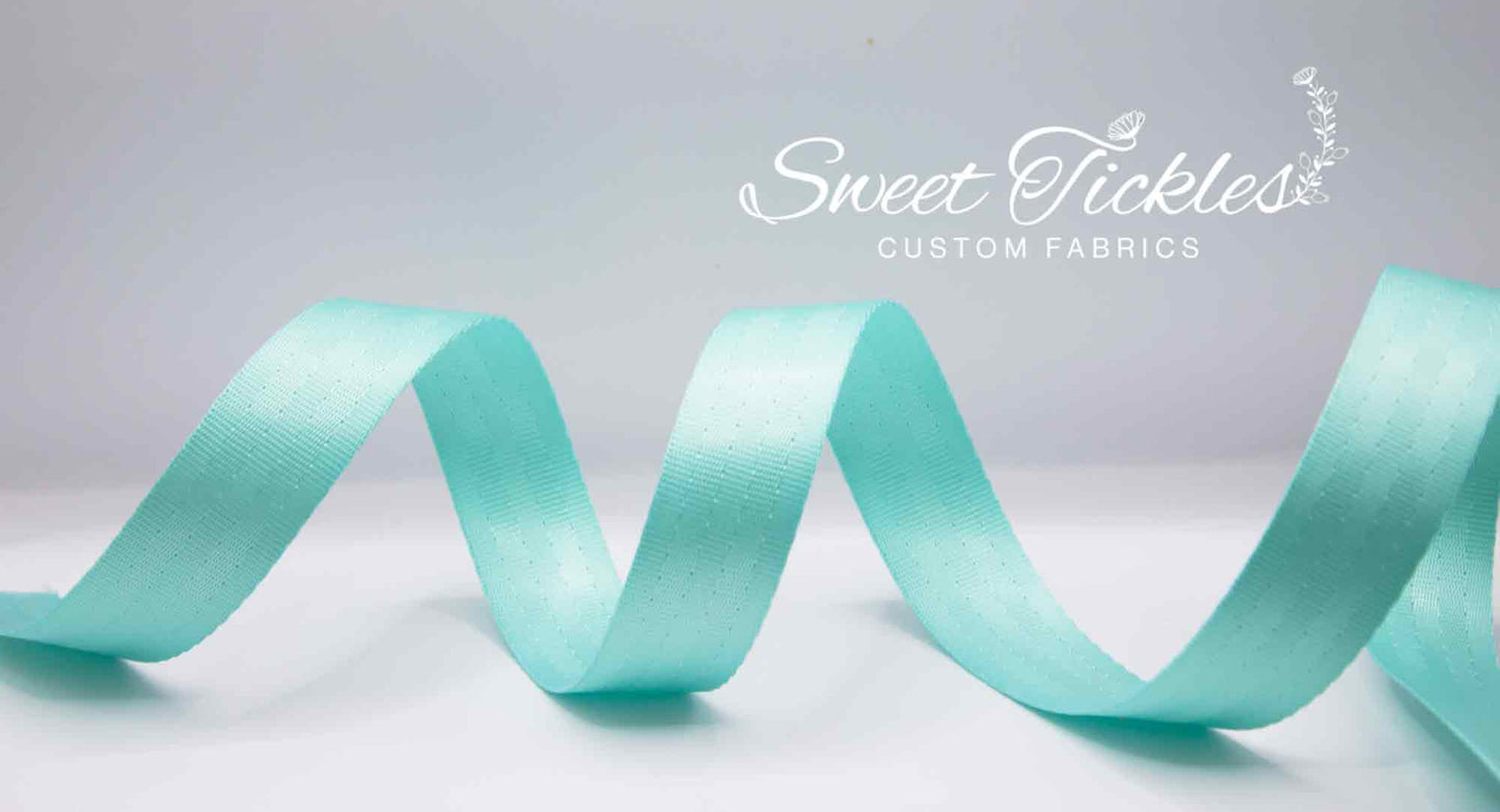 Retail - Seatbelt Webbing- Mint - 1"