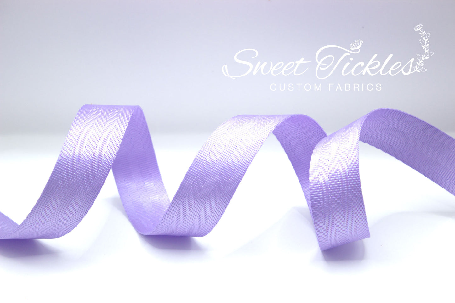 Retail - Seatbelt Webbing- Pastel Lilac - 1"