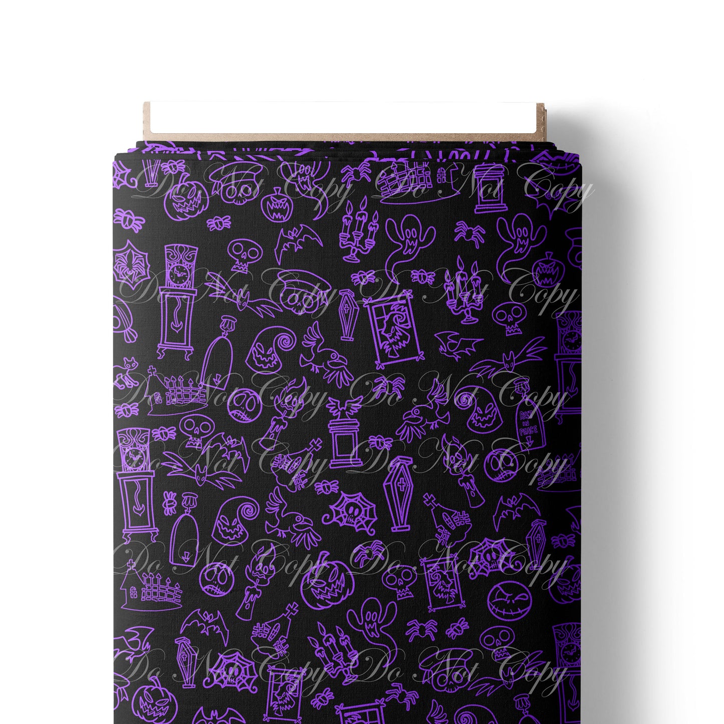 Retail Foolish Round Collection- Purple Coordinate- Cotton Woven