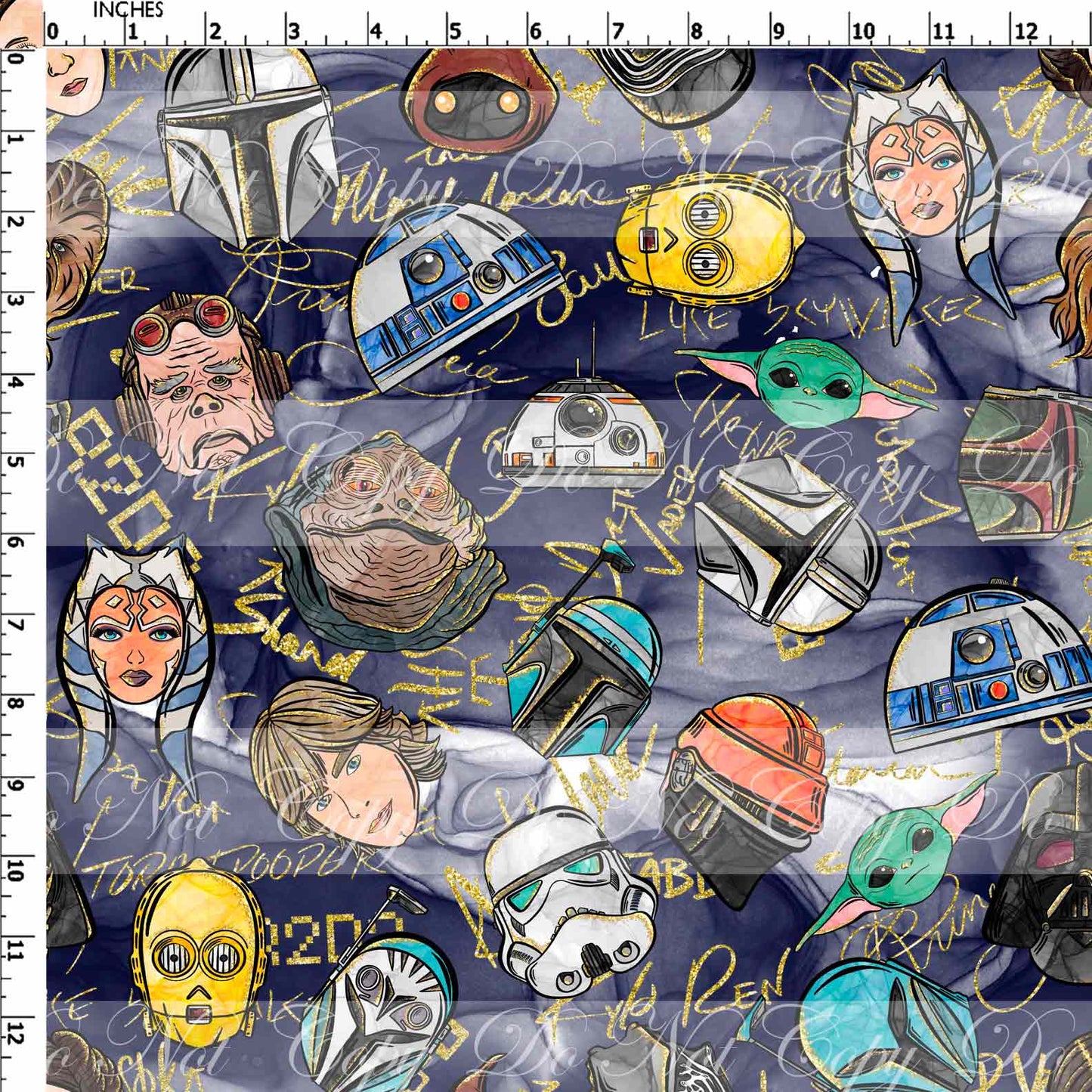 Preorder R52- May The 4TH - Main Print - Regular Scale (Blue)