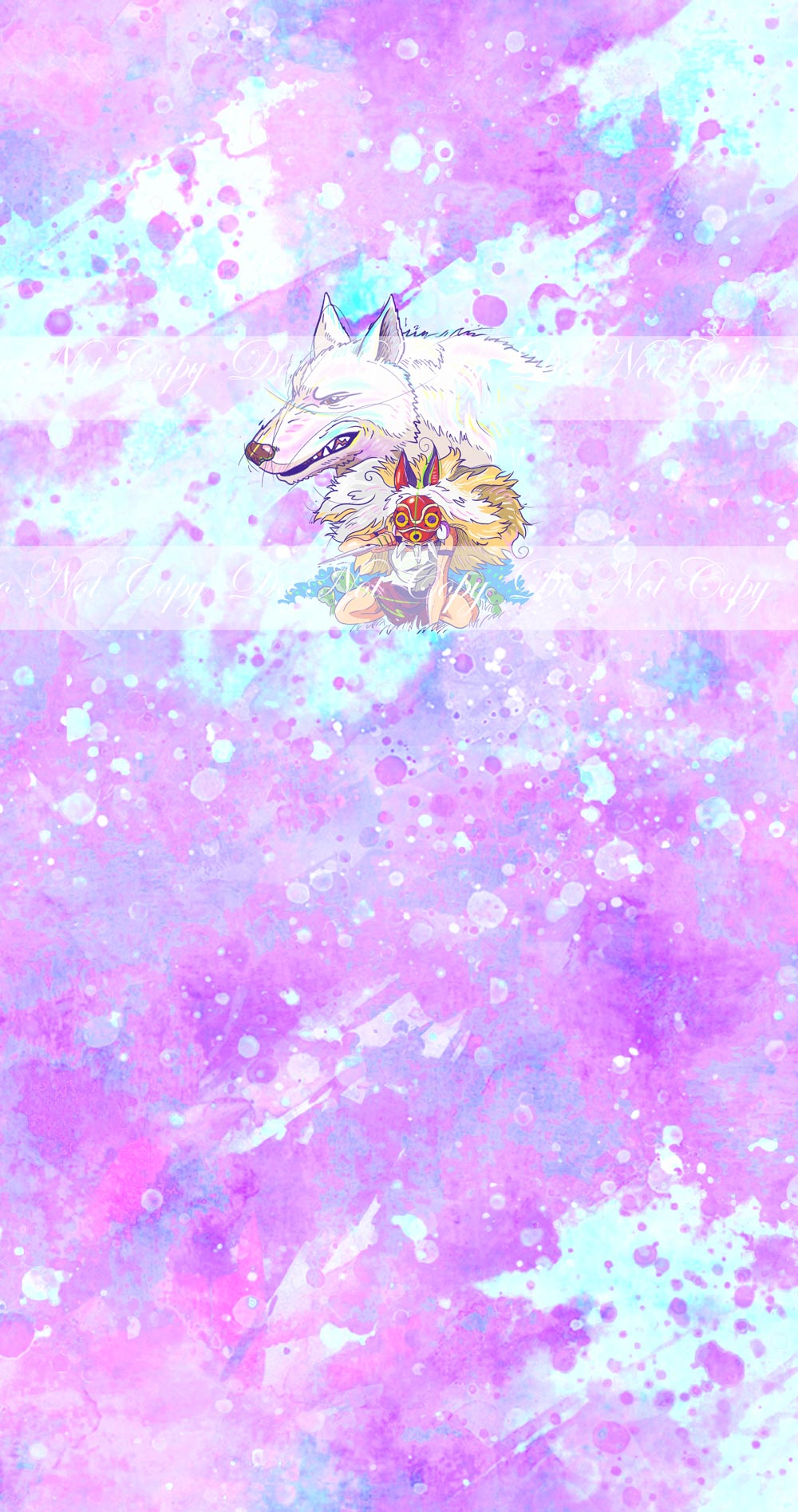 Preorder R57 -Anime Round -(Wolf) Purple Panel