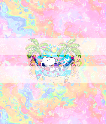 Preorder R84 -Snoopy Summer- Reading- Pink Panel