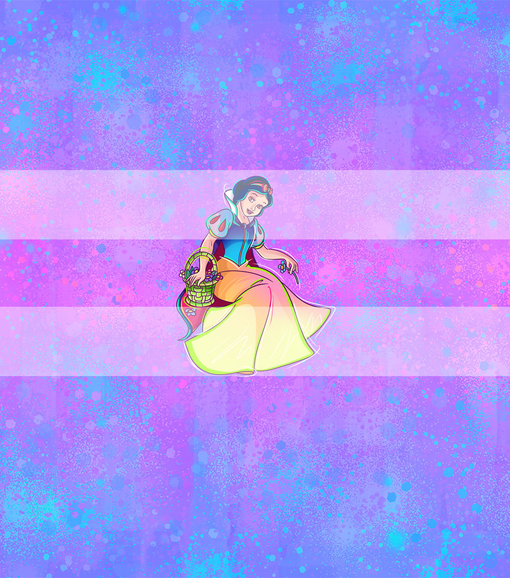 Preorder R72- The Magic Mirror- Panel - Child, Big kids, Adults)Basket-Light Blue