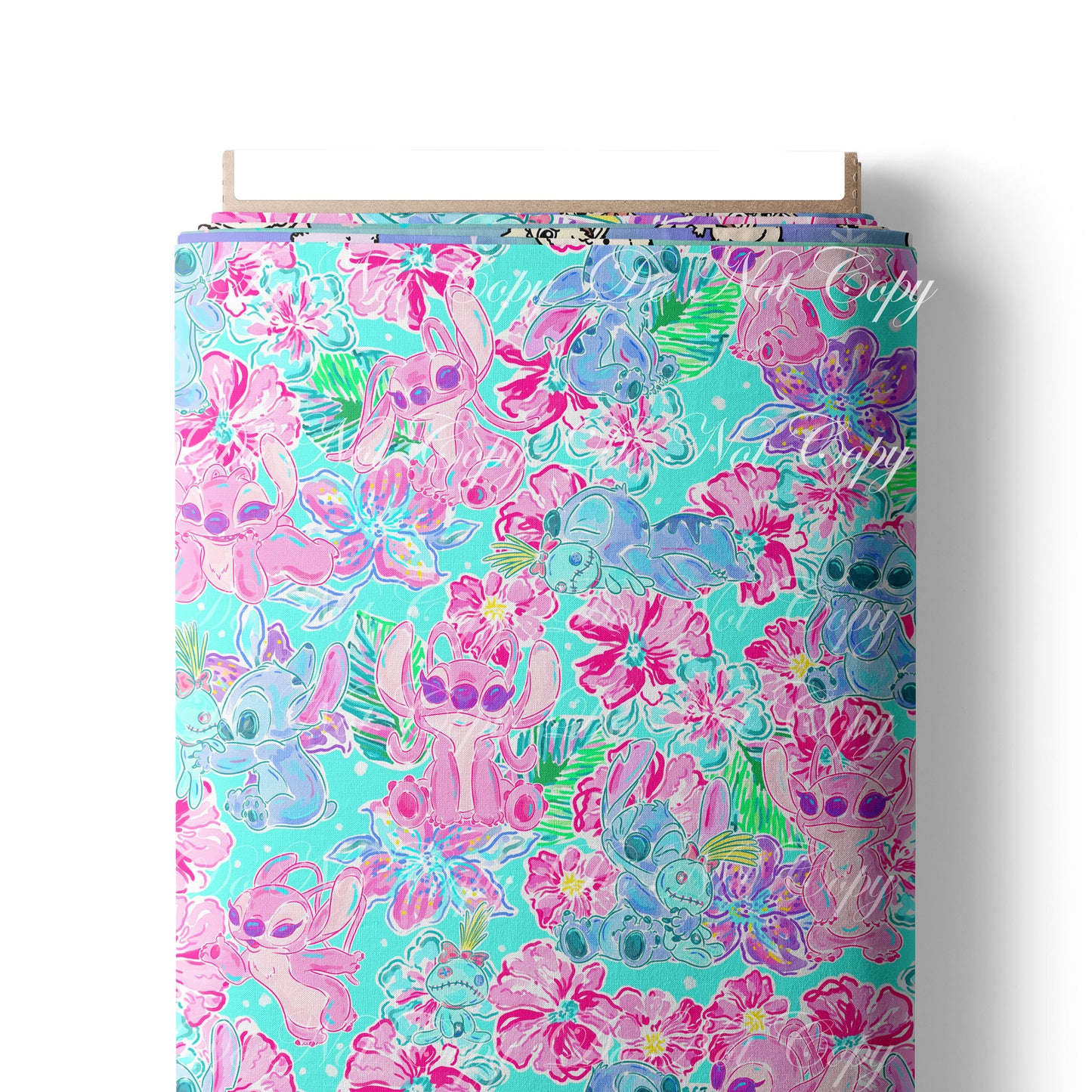 Preorder R71-LP Stitch Main Print - Teal - Pastel Style