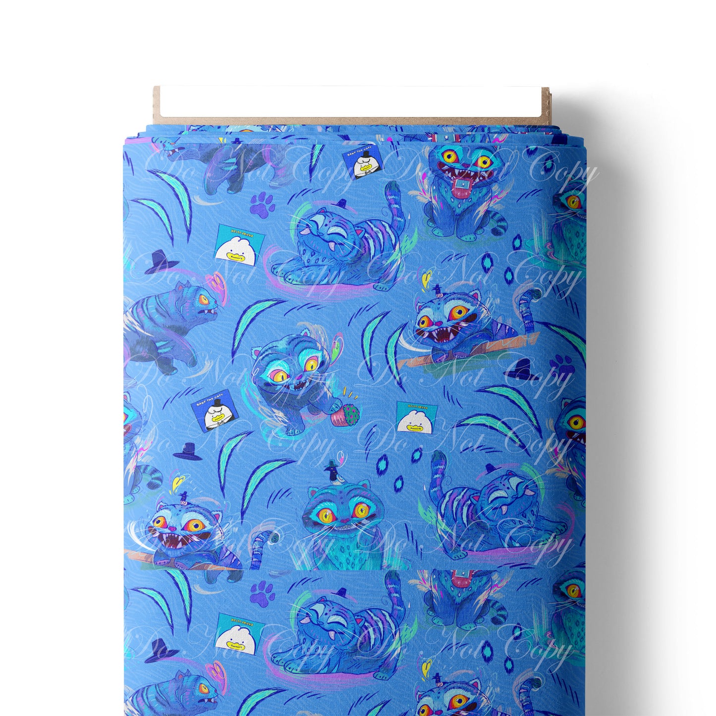 Preorder R74-KPDH Collection Tiger Main Print - Light Blue