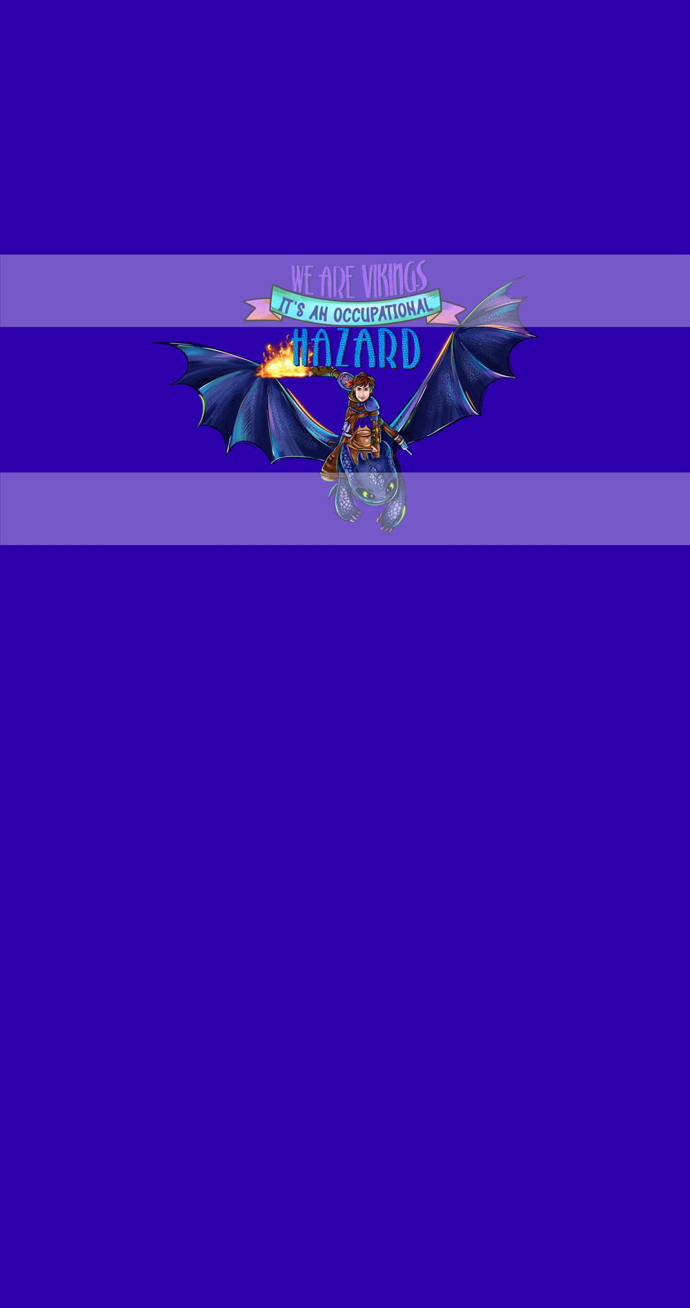 Preorder R75-Vikings and Dragons (Child, Big kids, Adults)We are Vikings - Blue