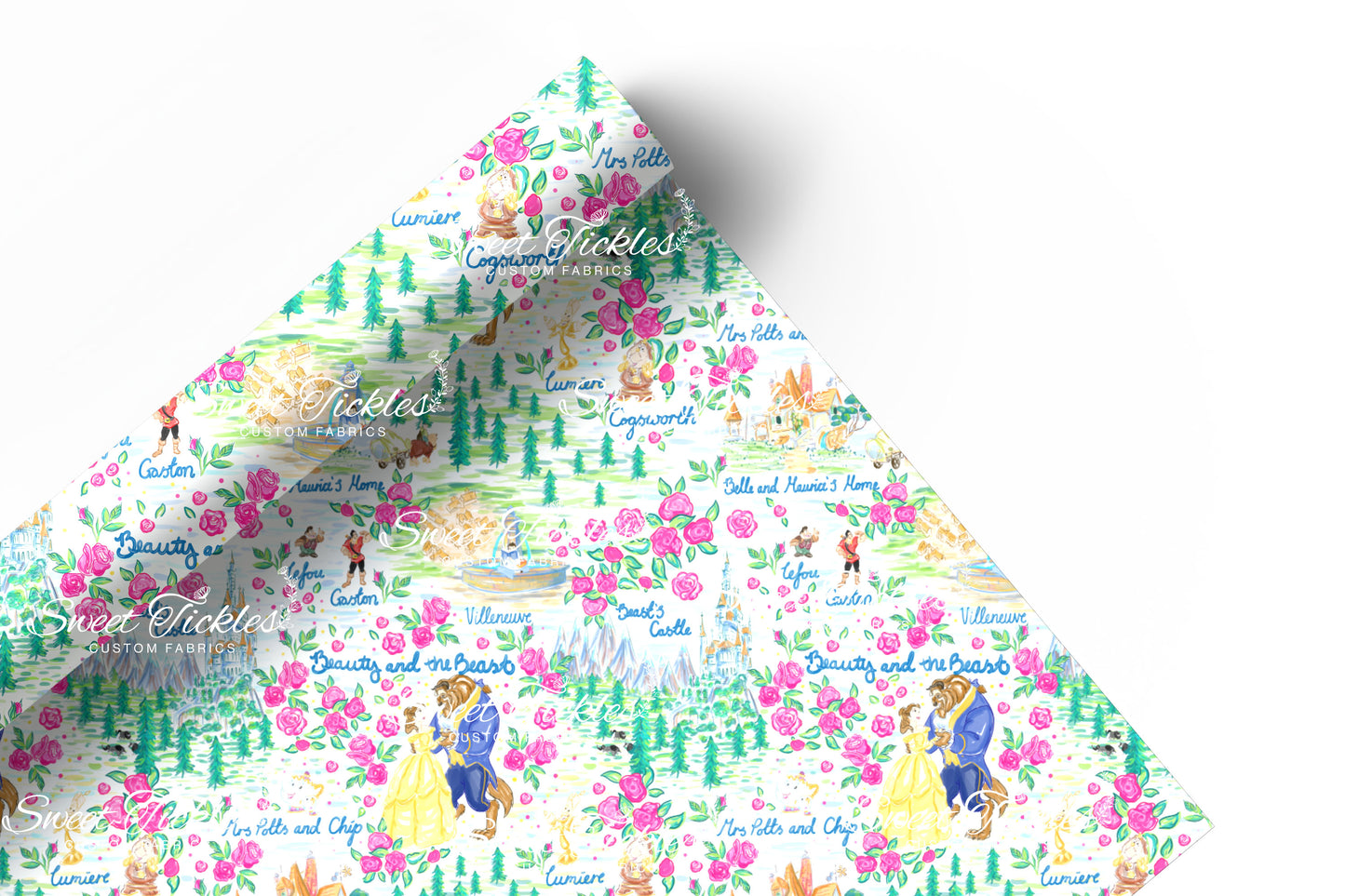 Preorder R67- Smooth and Textured Vinyl- Enchanted Rose- White