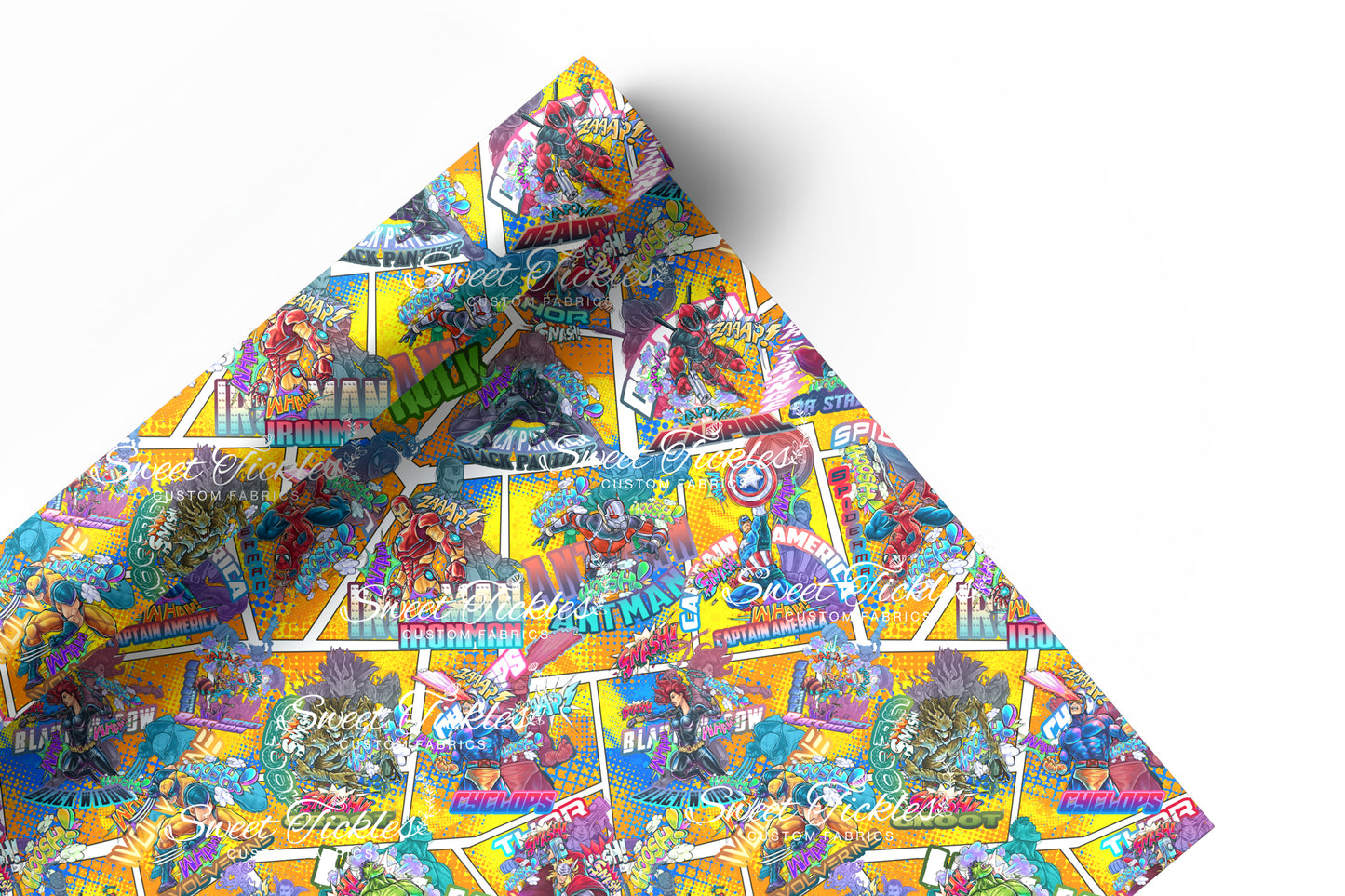 Preorder Marvel Heroes Main- Smooth and Textured Vinyl- Yellow Comic