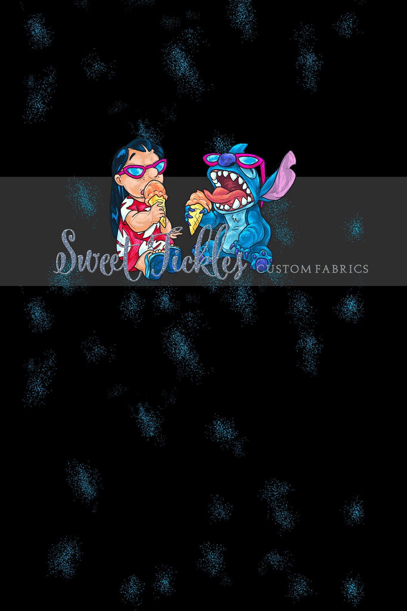 Retail Aloha -Eating Ice-cream Seating- Black Panel