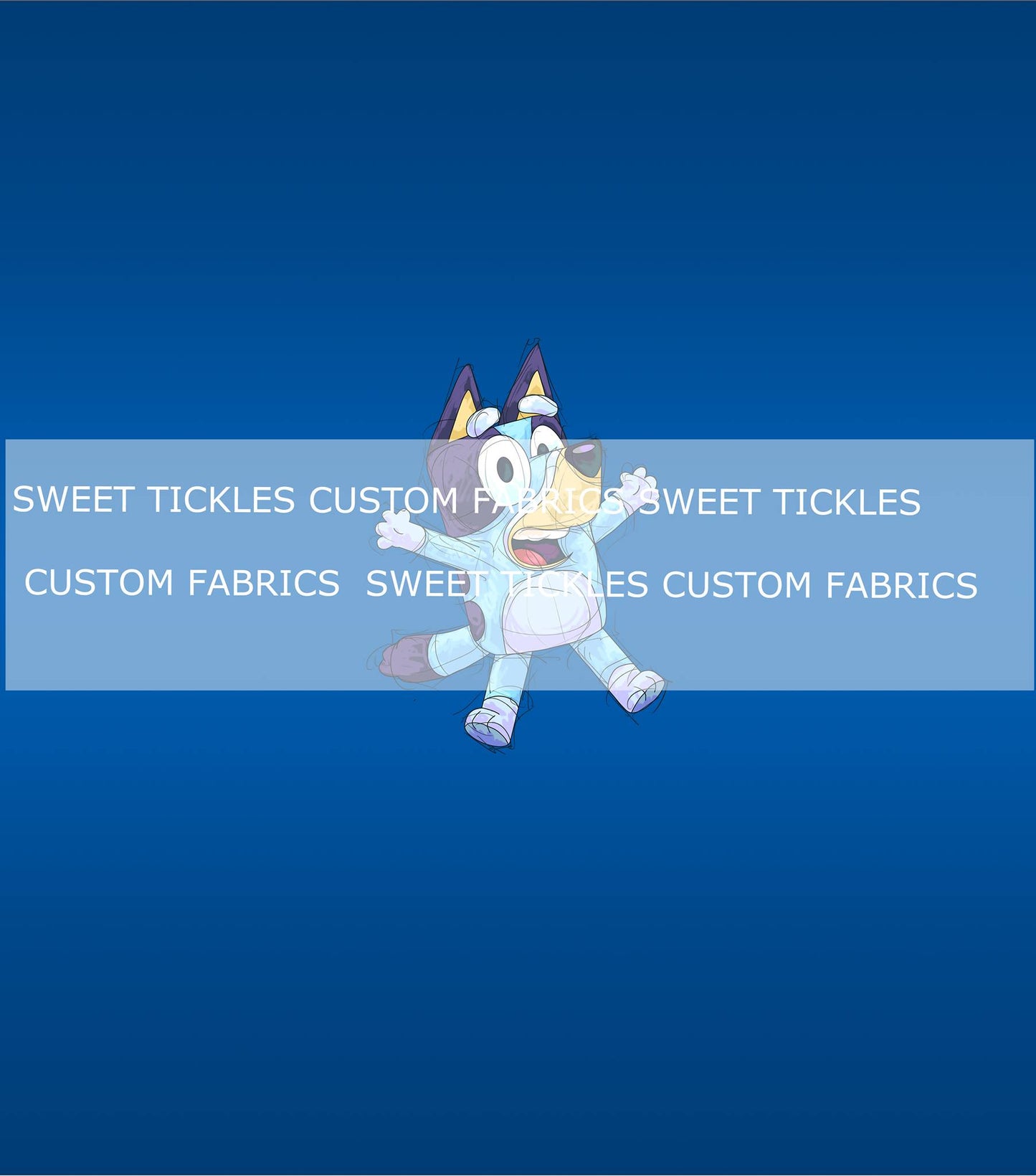 Preorder R19- Puppy Adventures Blue Panel- Blue Puppy