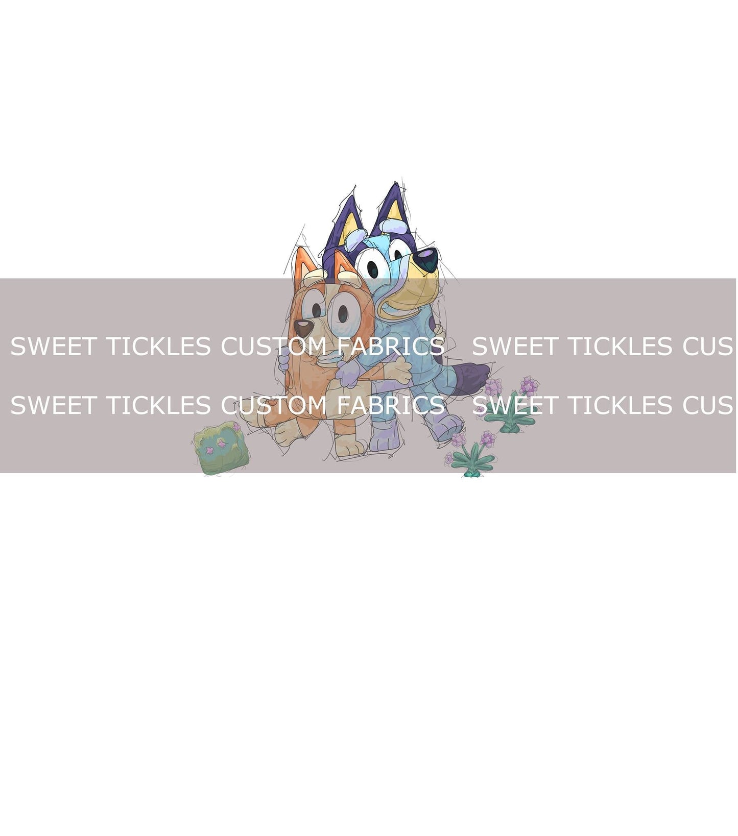 Preorder R19- Puppy Adventures White Panel- Puppies Hugging