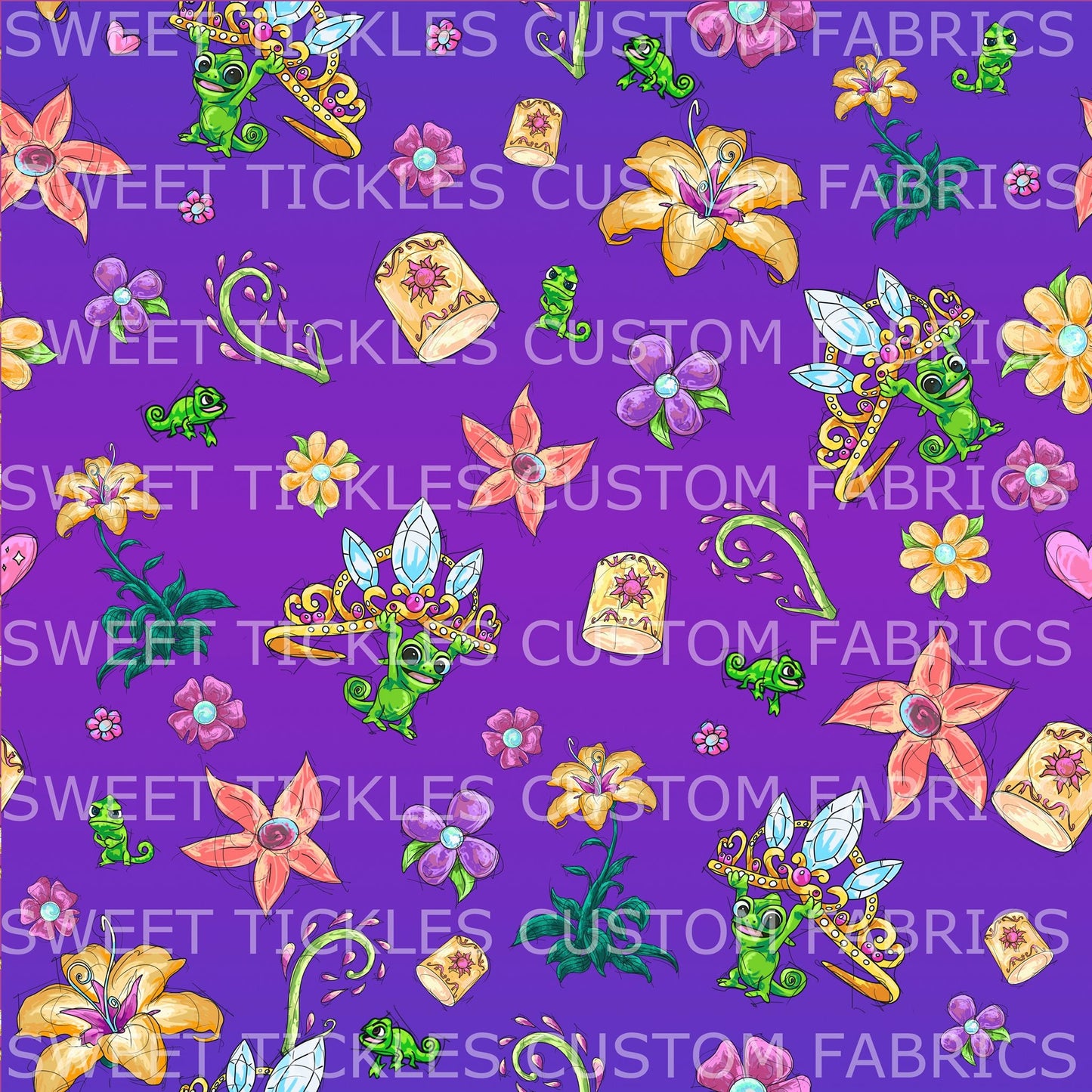 Preorder R21- Hair We Are- Dark Purple Coordinate Crown, Lanterns