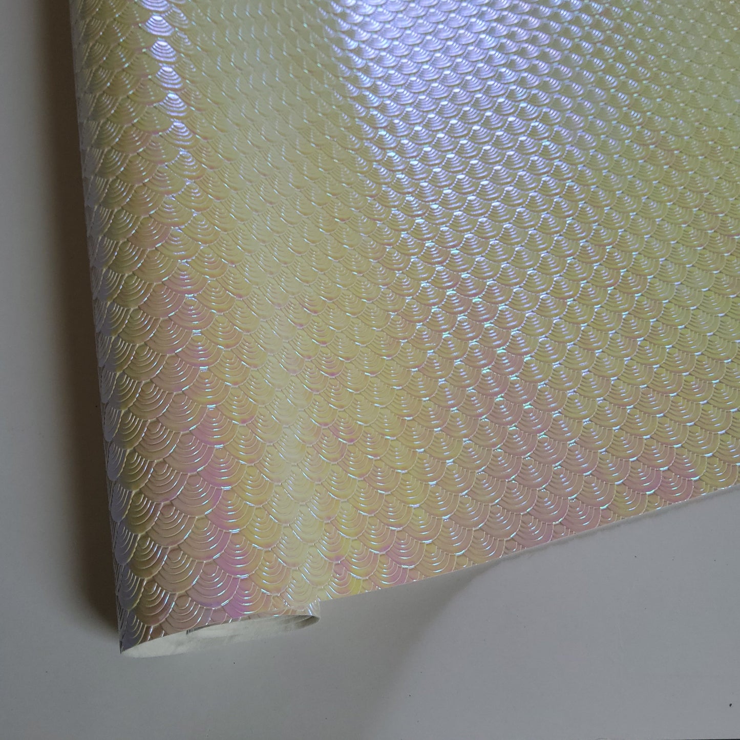 Multicolor Scales Vinyl/ Faux Leather