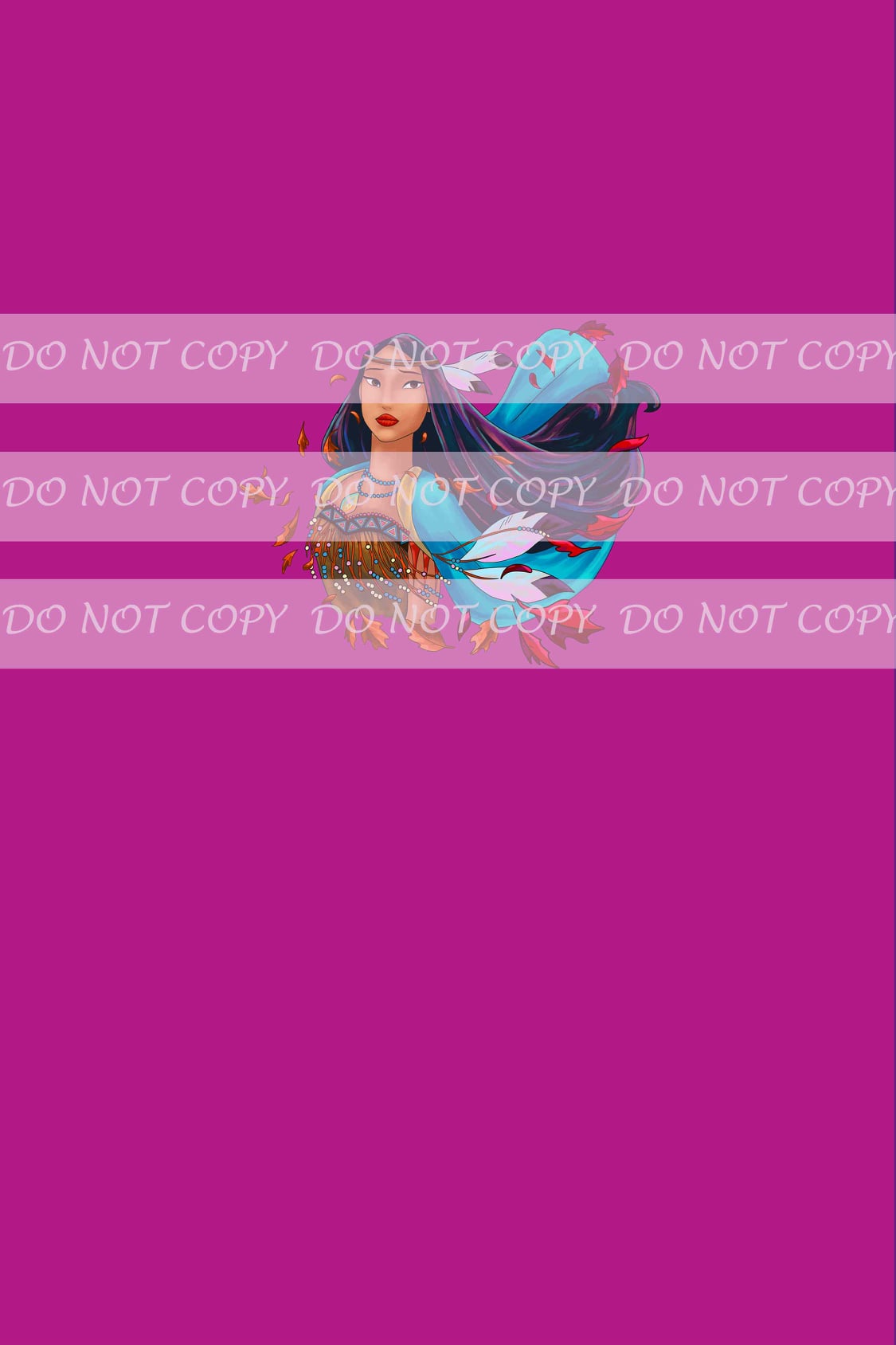 Retail Colors of The Wind- Pocahontas and Leaves-Panels(Magenta)