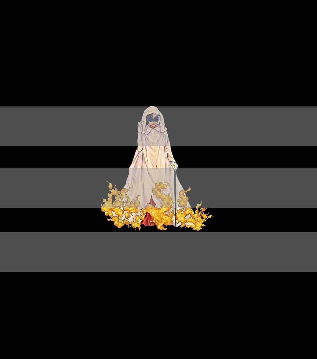 Preorder R25 Halloween- Hello Cruel World- Girl On Fire-Panels-Black