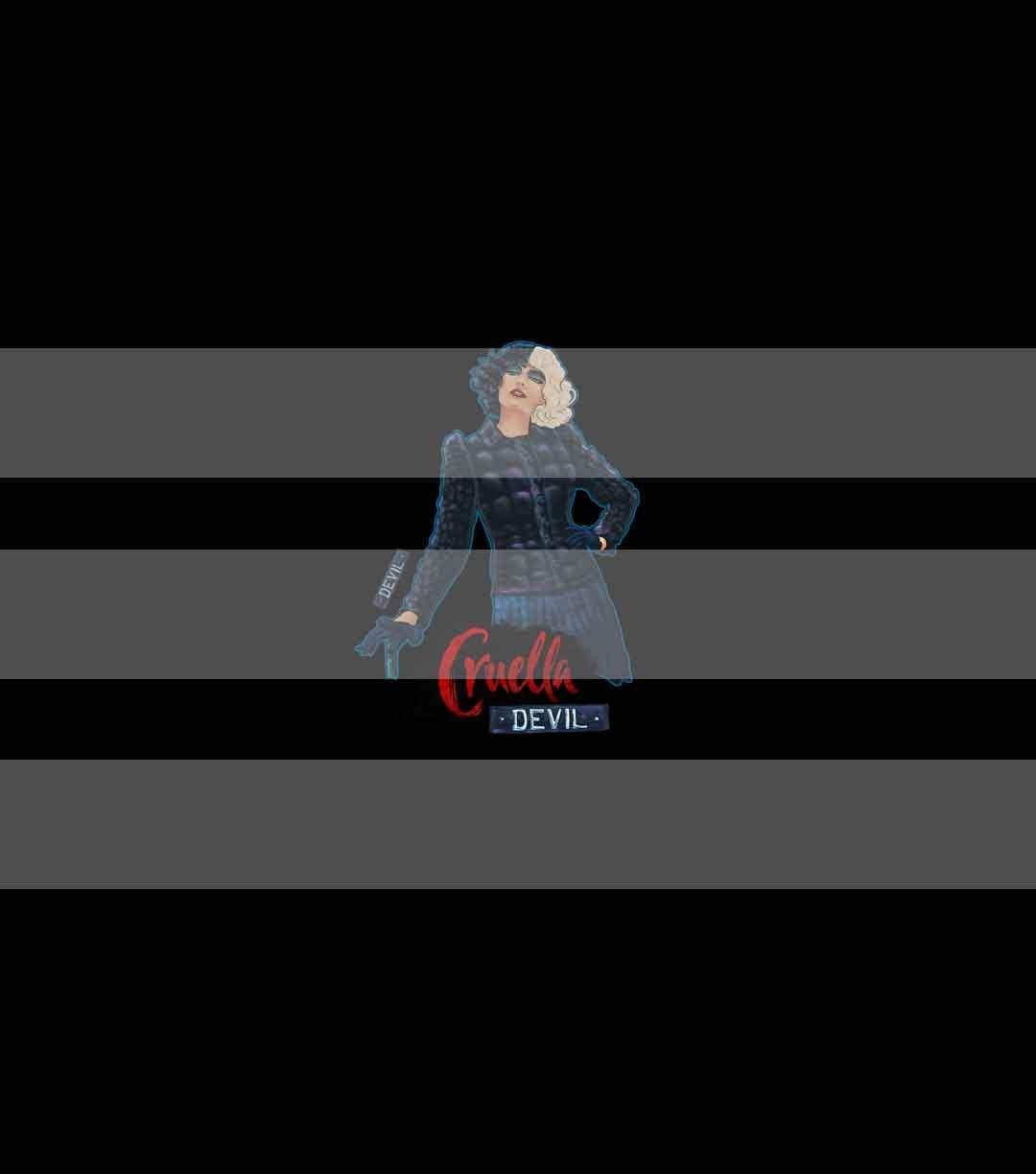 Preorder R25 Halloween- Hello Cruel World- Devil Panels- Black