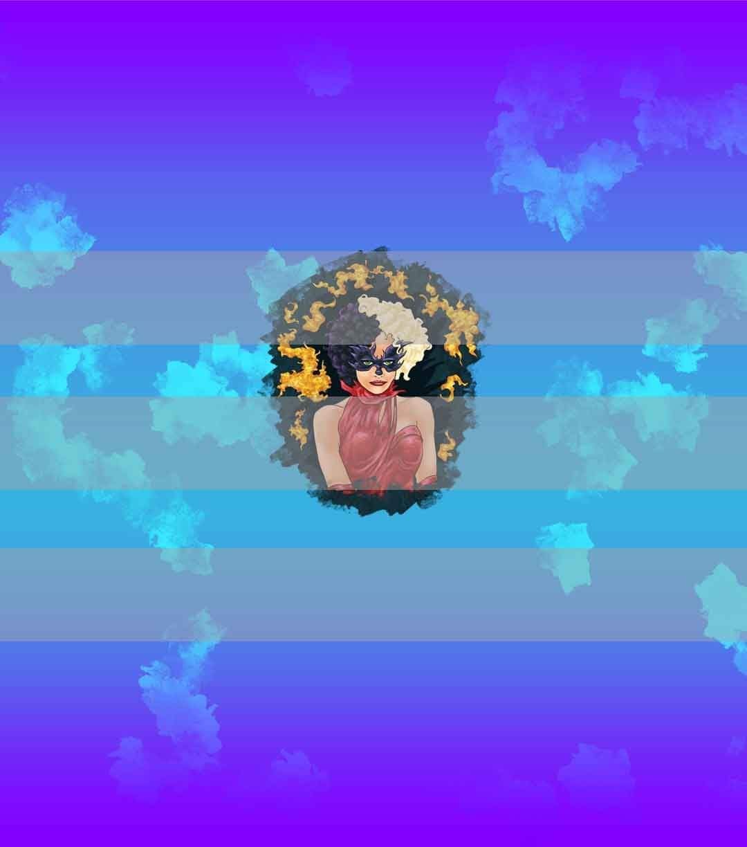 Preorder R25 Halloween- Hello Cruel World- Girl Hair on Fire -Panels