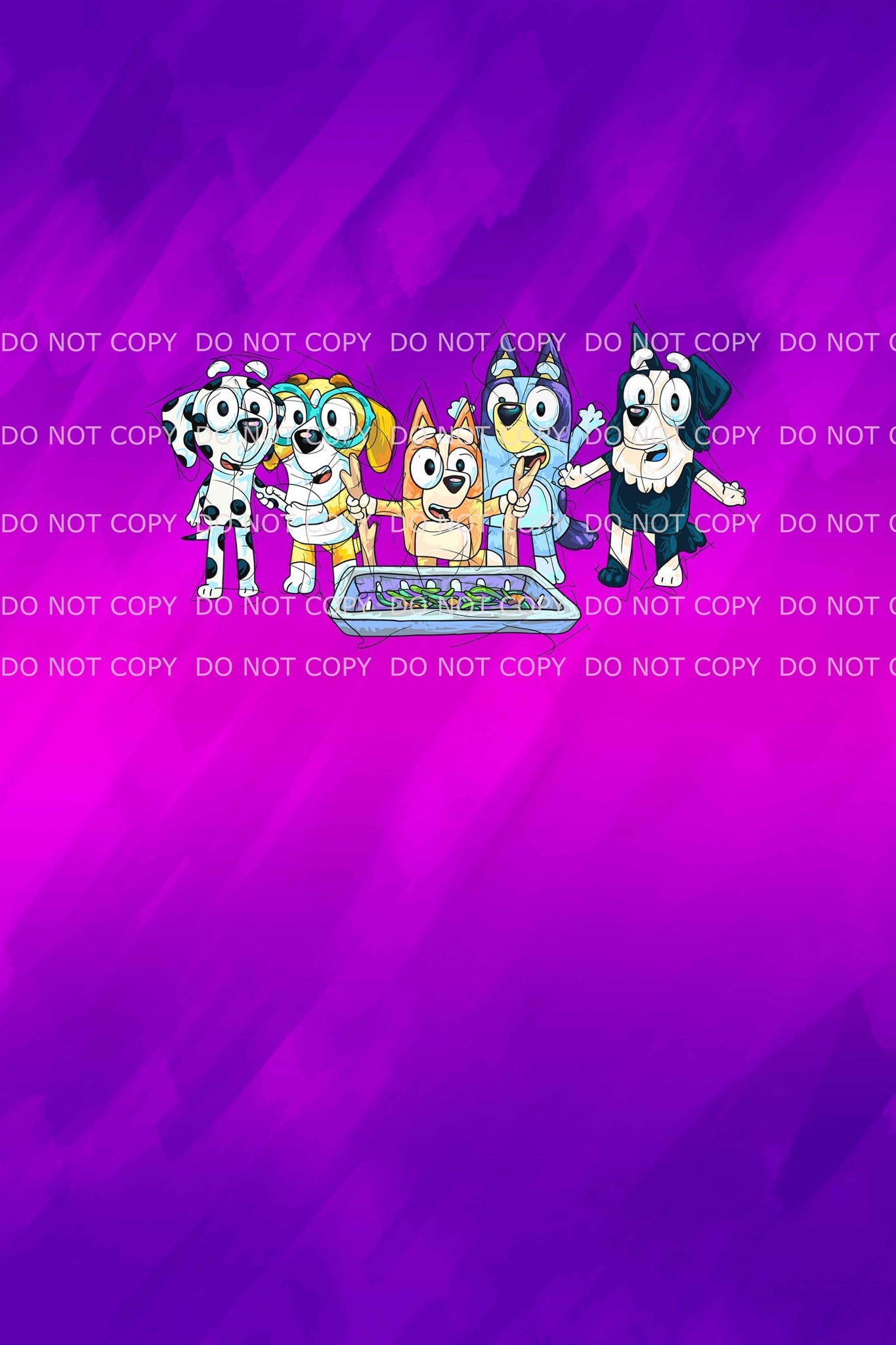 PREORDER R27- Puppy Adventures 2.0- Friends Panels (Purple)