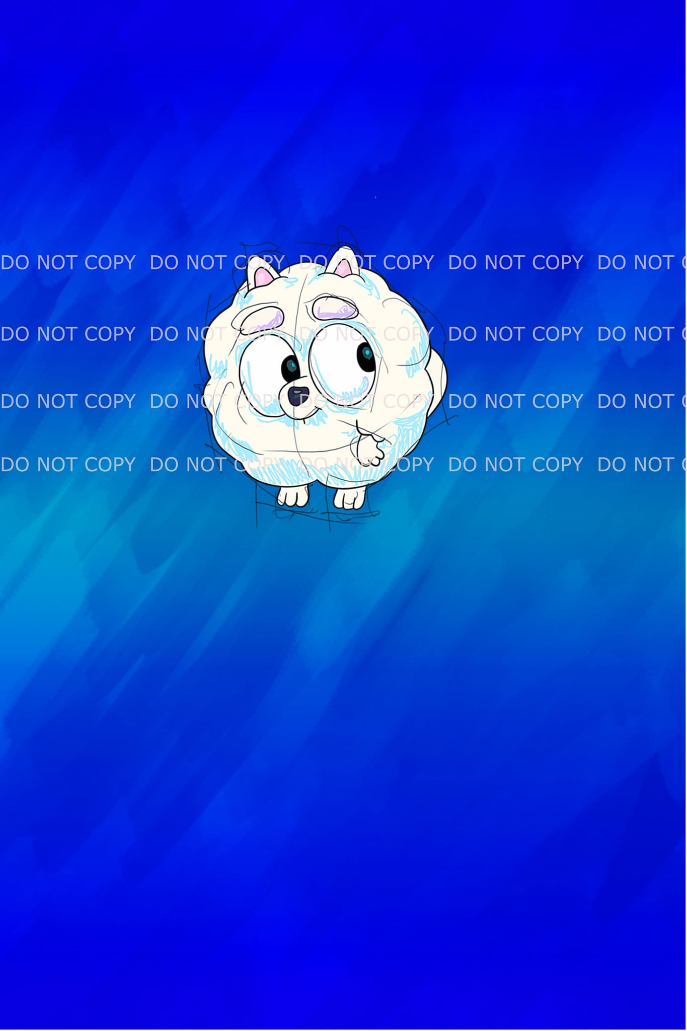 PREORDER R27- Puppy Adventures 2.0- Pom Pom- Panels (Blue)