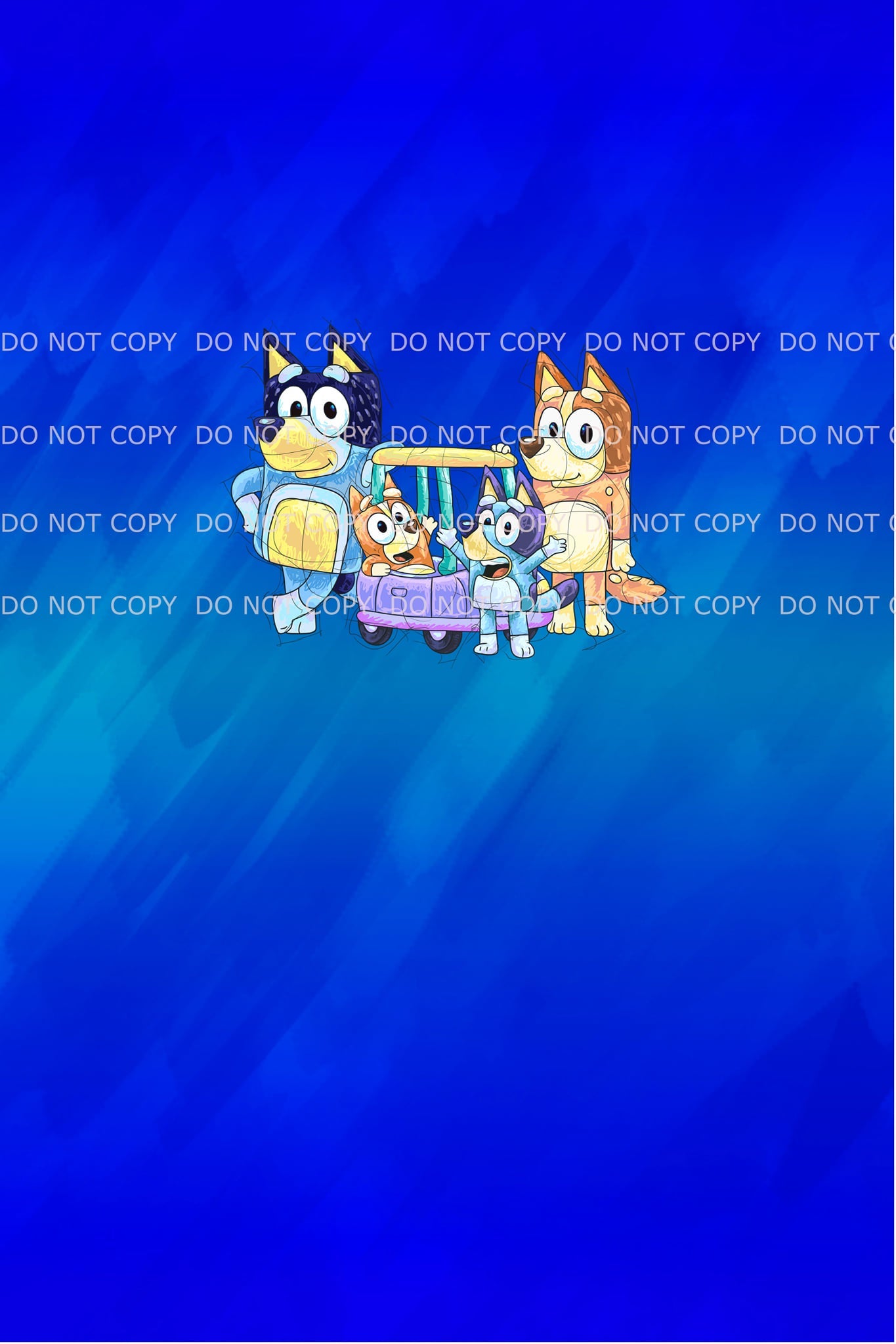 PREORDER R27- Puppy Adventures 2.0- The Heelers Panels (Blue)