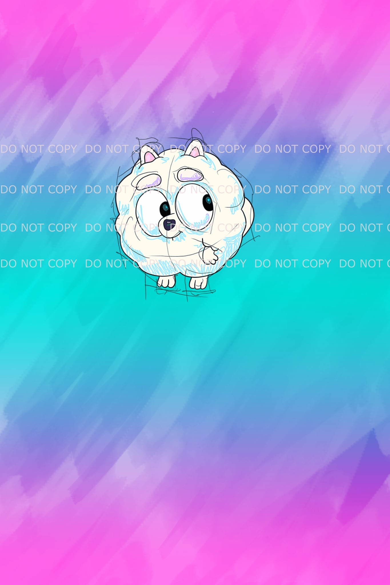 PREORDER R27- Puppy Adventures 2.0- Pom Pom- Panels (Colorful Pink)