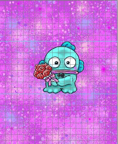 PREORDER R31- Anywhere With You panels- Exclusive B-Pinkish/ Purple (Child, Big kids, Adults)